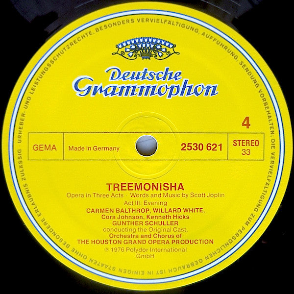 Scott Joplin -Treemonisha (Original Cast Recording)