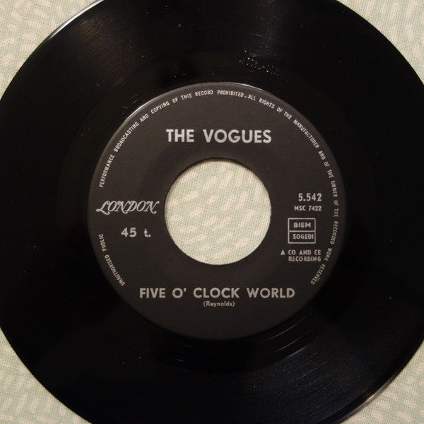 The Vogues -Five O'Clock World