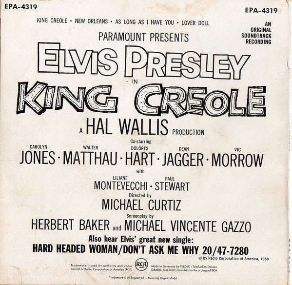 Elvis Presley -King Creole