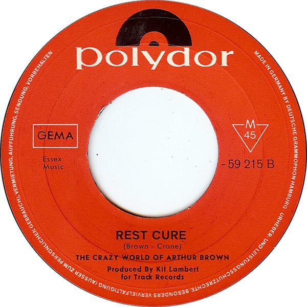 The Crazy World Of Arthur Brown -Fire / Rest Cure