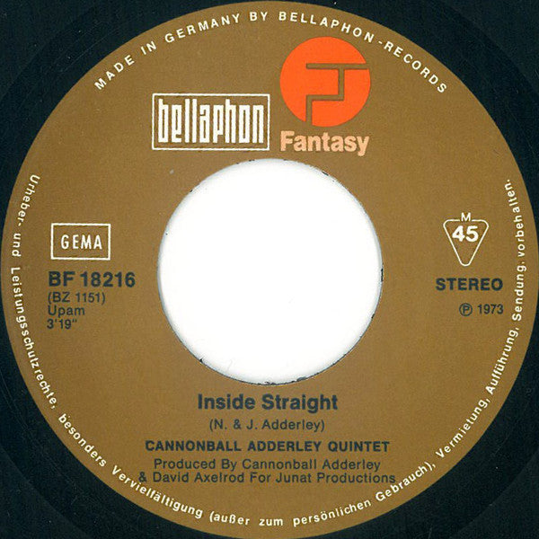 Cannonball Adderley - Inside Straight