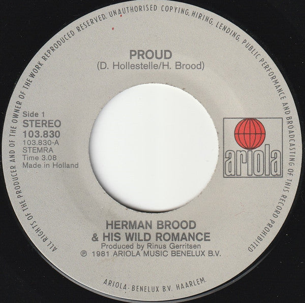 Herman Brood & His Wild Romance -Proud