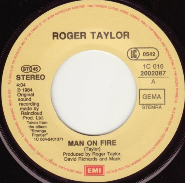 Roger Taylor -Man On Fire
