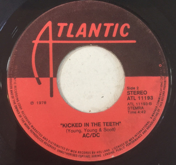 AC/DC -Rock 'N' Roll Damnation / Kicked In The Teeth