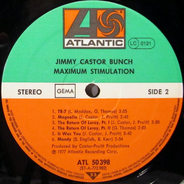 The Jimmy Castor Bunch -Maximum Stimulation