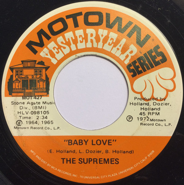 The Supremes - Baby Love / Where Did Our Love Go