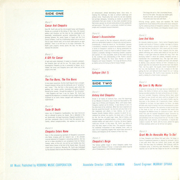 Alex North - Cleopatra (Original Soundtrack Album)