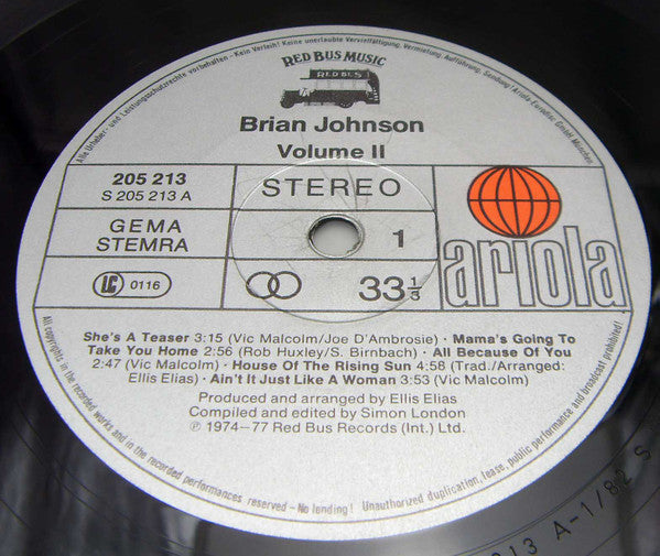 Brian Johnson -Strange Man
