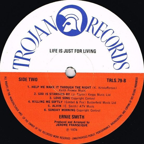 Ernie Smith -Life Is Just For Living