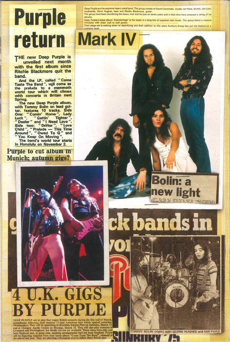 Deep Purple -History, Hits & Highlights '68 - '76