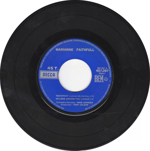 Marianne Faithfull -Yesterday
