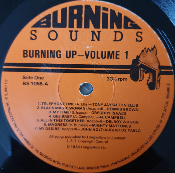 Various - Burning Up Volume 1