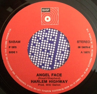 Harlem Highway -Angel Face / Dial My Number