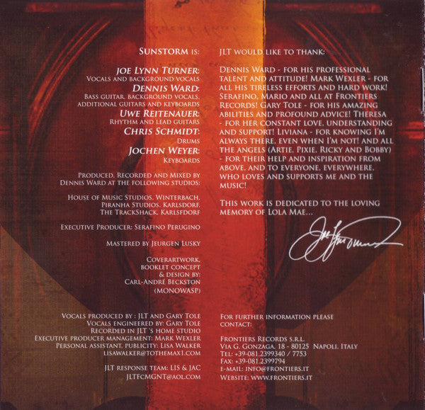 Sunstorm (5) Featuring Joe Lynn Turner -Sunstorm