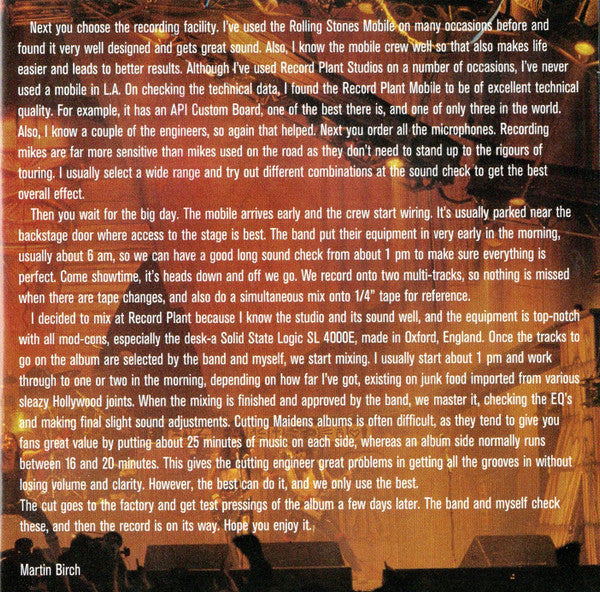 Iron Maiden -Live After Death