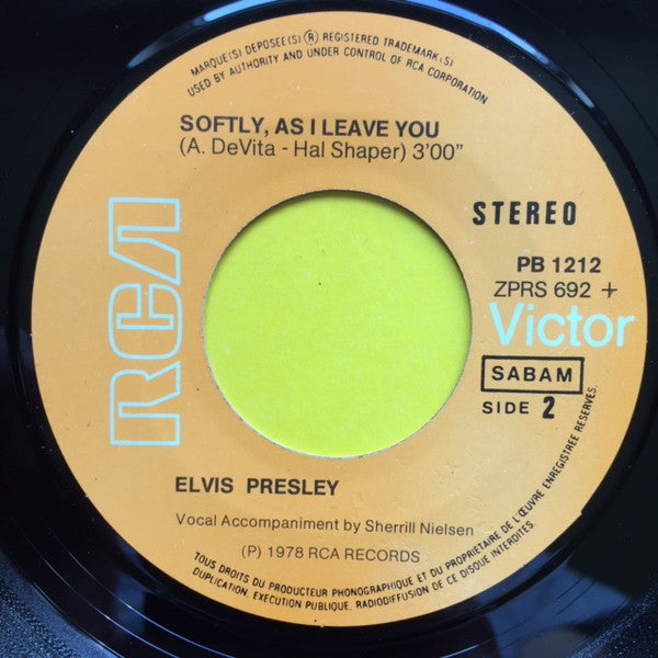 Elvis Presley -Unchained Melody