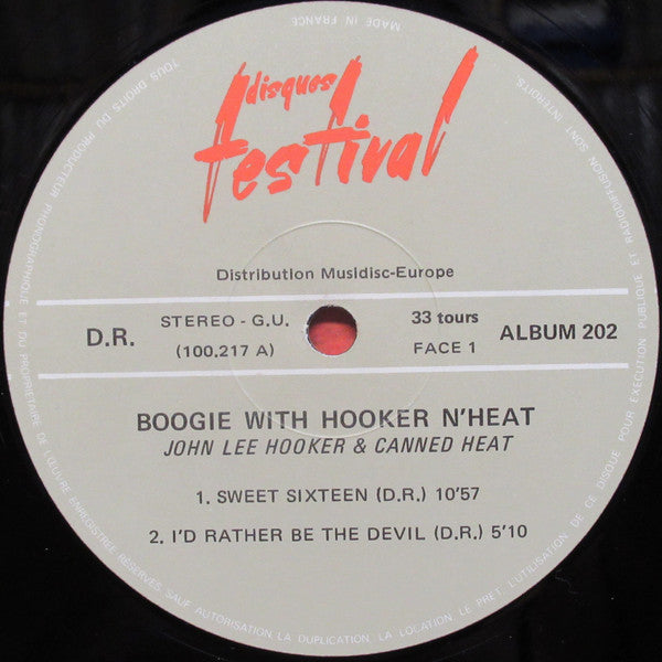 John Lee Hooker & Canned Heat -Boogie With Hooker N' Heat