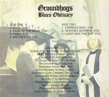 Groundhogs* -Blues Obituary