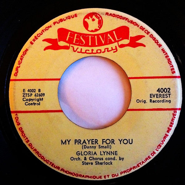Gloria Lynne -Be My Love / My Prayer For You