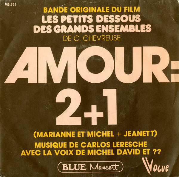 Marianne Et Michel + Jeanett* -Amour 2+1