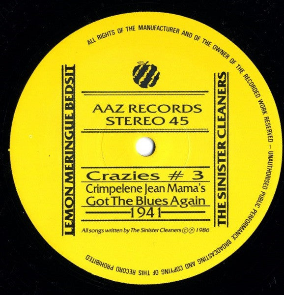 The Sinister Cleaners -Lemon Meringue Bedsit