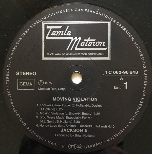 The Jackson 5 -Moving Violation