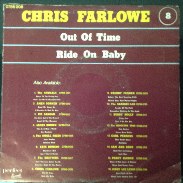 Chris Farlowe -Out Of Time / Ride On Baby