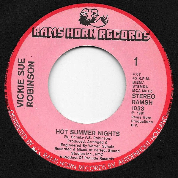 Vickie Sue Robinson* -Hot Summer Nights