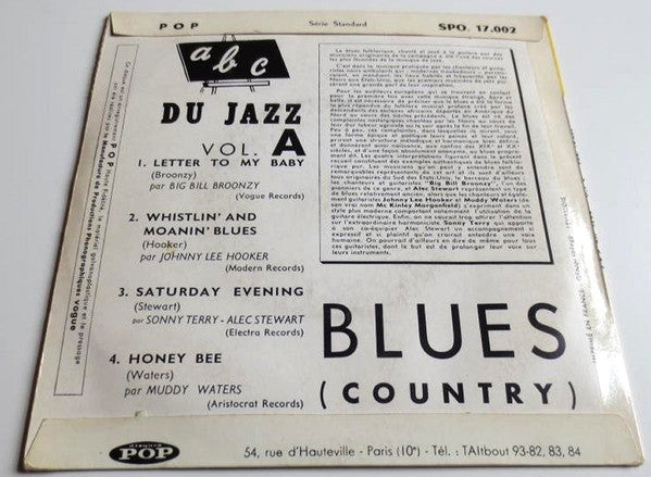 Various - Abc Du Jazz Vol. A: Blues (Country)