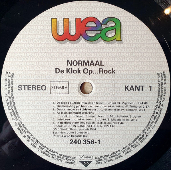 Normaal -De Klok Op...Rock