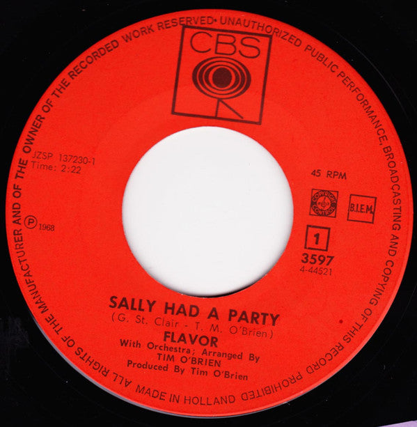 Flavor (4) -Sally Had A Party / Shop Around