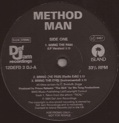 Method Man -Bring The Pain