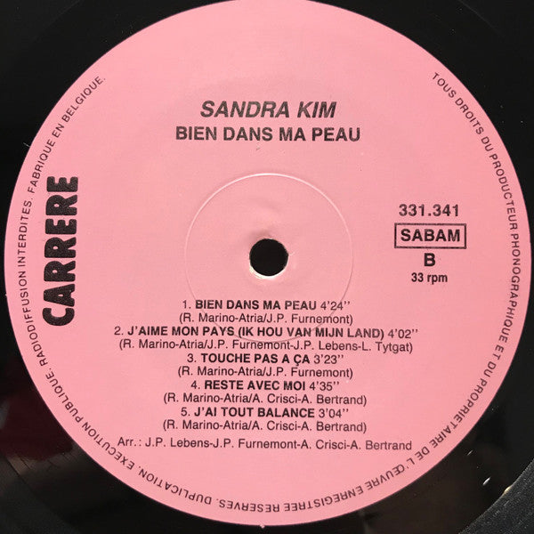 Sandra Kim -Bien Dans Ma Peau