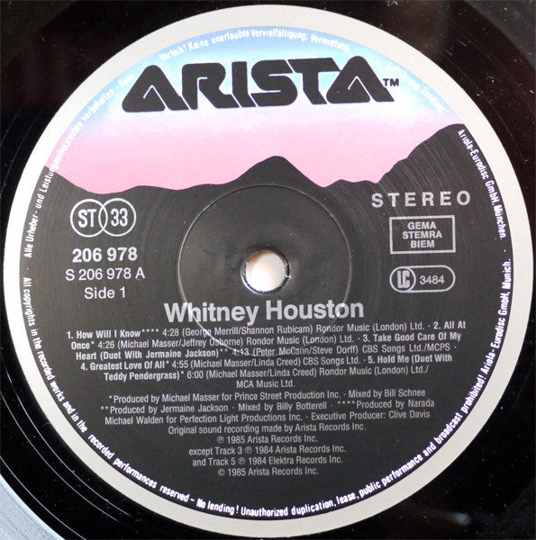 Whitney Houston -Whitney Houston