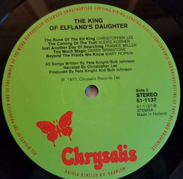 Bob Johnson & Pete Knight* -The King Of Elfland's Daughter