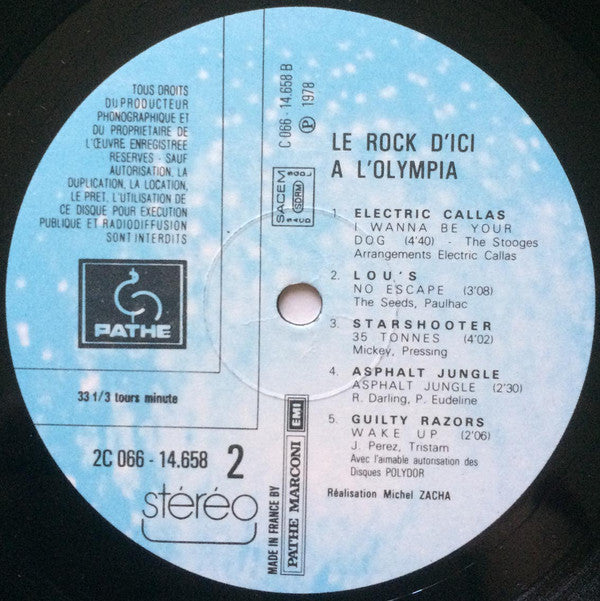 Various -Le Rock D'ici À L'Olympia