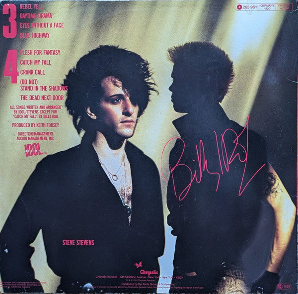 Billy Idol -Rebel Yell