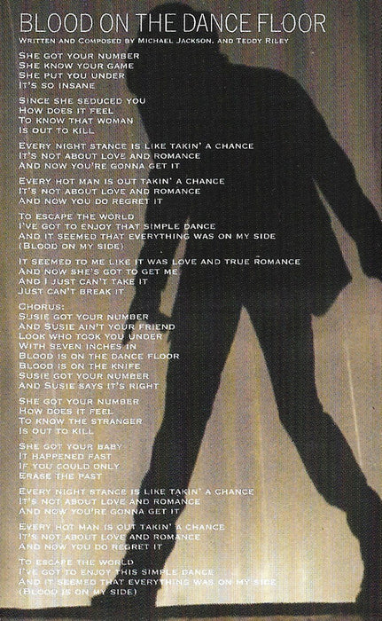 Michael Jackson -Blood On The Dance Floor - HIStory In The Mix