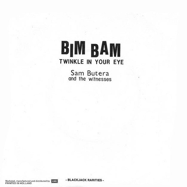 Sam Butera And The Witnesses -Bim Bam / Twinkle In Your Eye