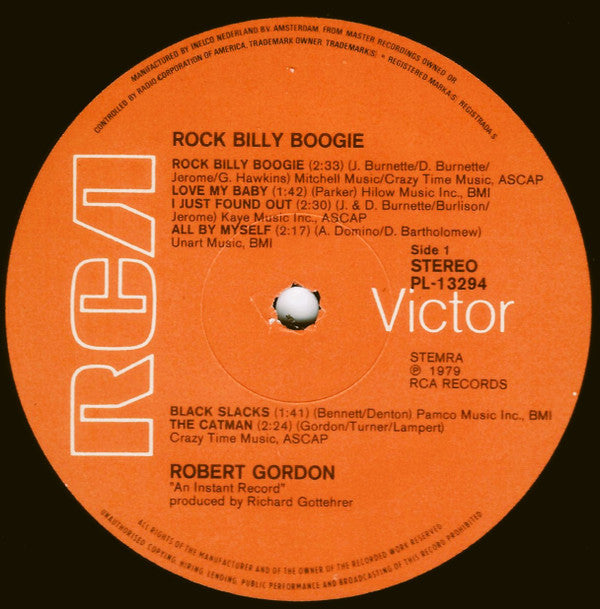 Robert Gordon (2) -Rock Billy Boogie