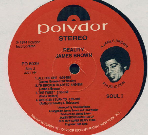 James Brown -Reality