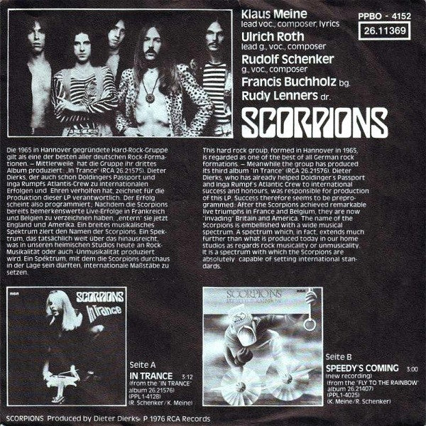 Scorpions -In Trance