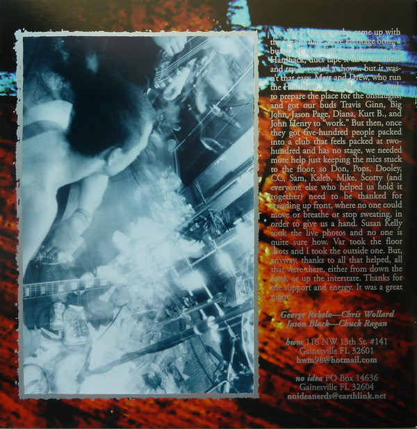 Hot Water Music -Live At The Hardback