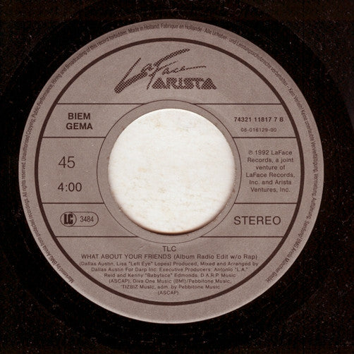 TLC - What About Your Friends