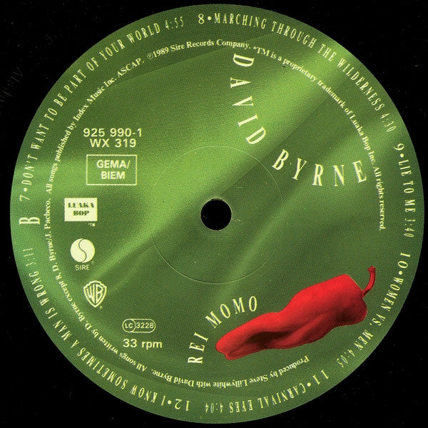 David Byrne -Rei Momo