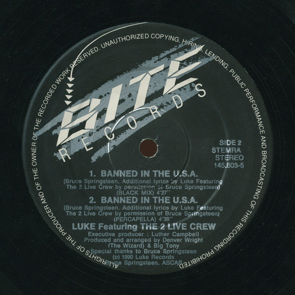 Luke Featuring The 2 Live Crew -Banned In The USA