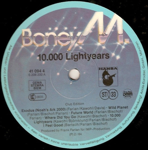 Boney M. -10.000 Lightyears