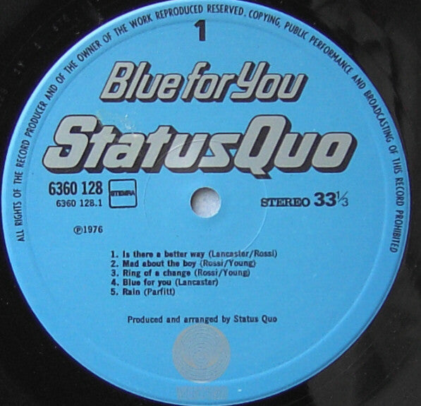 Status Quo -Blue For You