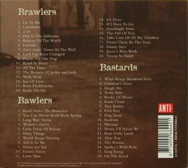 Tom Waits -Orphans: Brawlers, Bawlers & Bastards