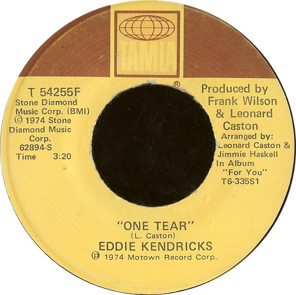 Eddie Kendricks -One Tear / The Thin Man
